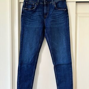 Pepe Jeans Indigo Denim with Brown Patch